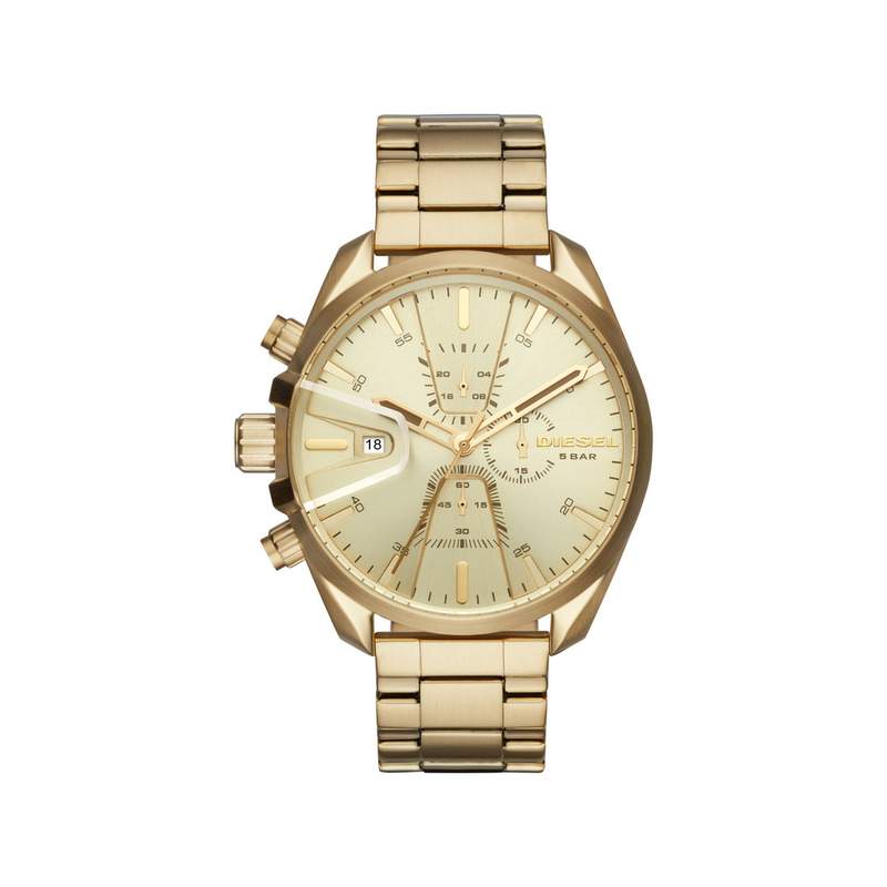 Montre Diesel homme chronographe acier doré - vue 1