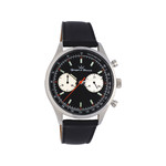 Montre Yonger et Bresson homme acier cuir noir - vue 1