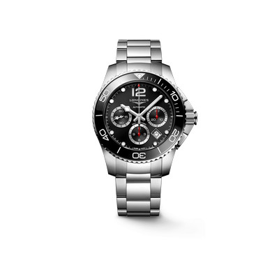 Montre Longines homme chronographe acier - vue 1