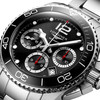 Montre Longines homme chronographe acier - vue VD1