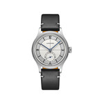 Montre Longines homme automatique acier cuir noir - vue 1