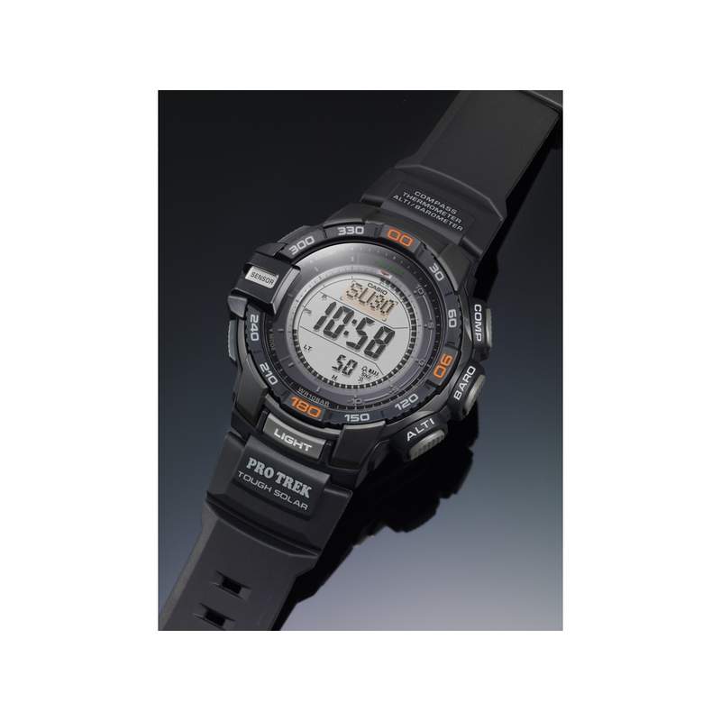 Montre Casio Pro Trek homme résine noire - vue 2