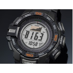 Montre Casio Pro Trek homme résine noire - vue D2