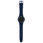 Montre Swatch homme chronographe silicone bleu - vue D1