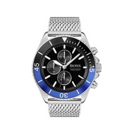 Montre Hugo Boss homme chronographe acier milanais
