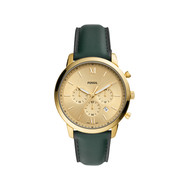 Montre Fossil homme chronographe acier doré jaune