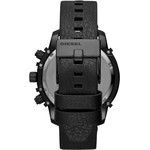 Montre Diesel homme chronographe acier cuir noir - vue 3