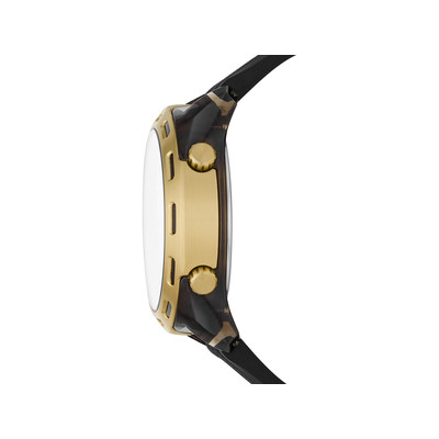 Montre Diesel homme acier silicone noir - vue V2