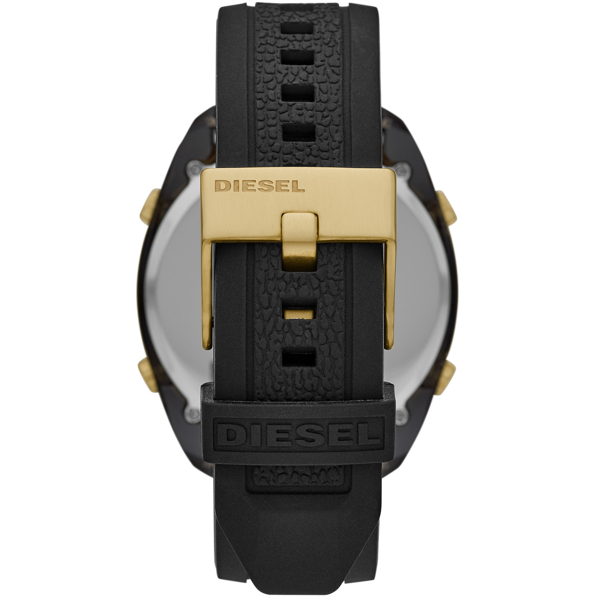 Montre Diesel homme acier silicone noir - vue V3