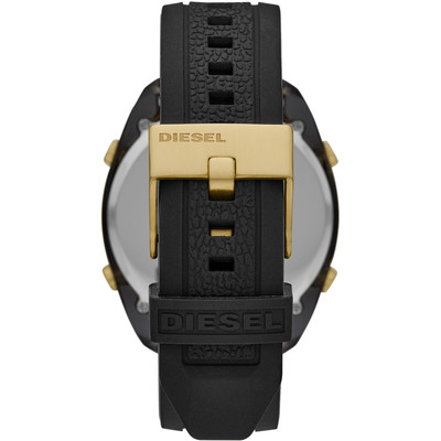 Montre Diesel homme acier silicone noir - vue V3