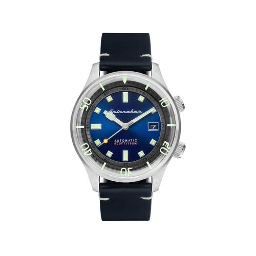 Montre Spinnaker homme acier cuir
