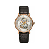 Montre Rado homme acier cuir marron