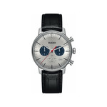 Montre Rado homme acier cuir noir - vue 1