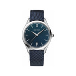 Montre Balmain homme acier nylon bleu - vue 1