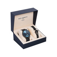 Coffret Paul Hewitt homme acier noir milanais