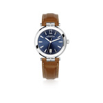 Montre HERBELIN Newport homme acier bracelet cuir gold - vue 1