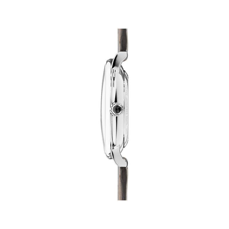 Montre HERBELIN  Inspiration automatique acier bracelet cuir brun - vue 2
