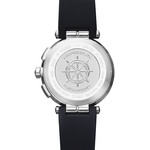 Montre HERBELIN Newport Chrono acier bracelet caoutchouc noir - vue 3