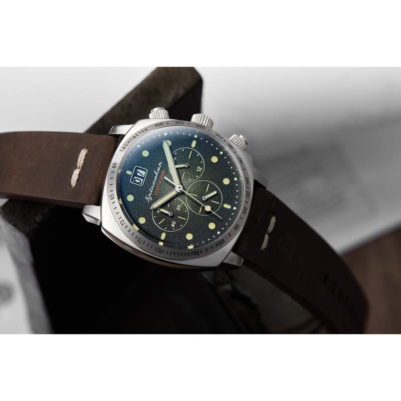 Montre SPINNAKER Bracelet Cuir - vue D2