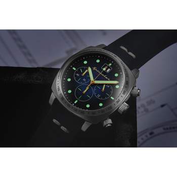 SPINNAKER Horloge Leren band