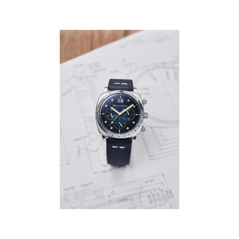 Montre SPINNAKER Bracelet Cuir - vue D4