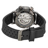 Montre Lip homme automatique acier bracelet silicone et cuir noir - vue V3