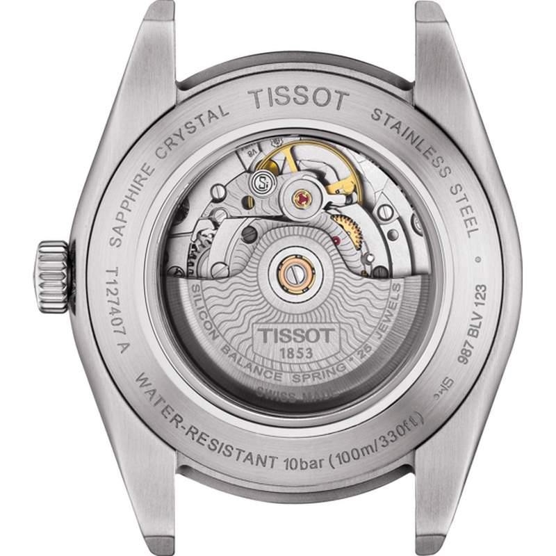 Montre TISSOT GENTLEMAN T-CLASSIC Bracelet Cuir - vue 3