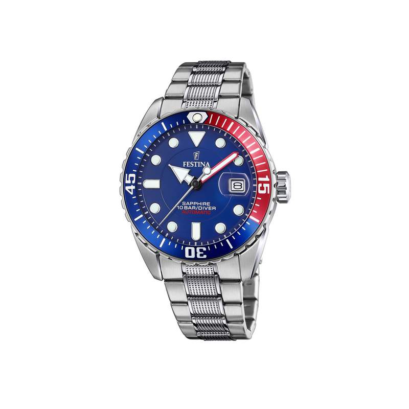 Montre FESTINA AUTOMATIQUE DIVER Bracelet Acier inoxydable - vue 1