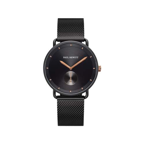 Montre Paul Hewitt homme acier noir