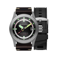 Montre Spinnaker homme titane cuir marron