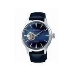 SEIKO PRESAGE Watch with Leather Strap - View 1