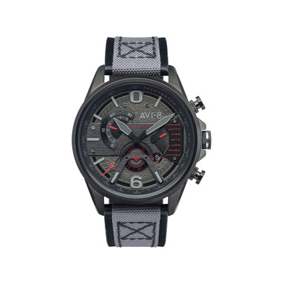 Montre AVI 8 HAWKER HARRIER II Bracelet Cuir