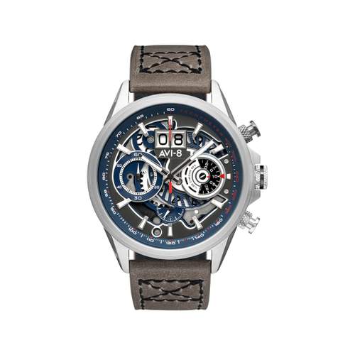 Montre AVI 8 HAWKER HARRIER II Bracelet Cuir