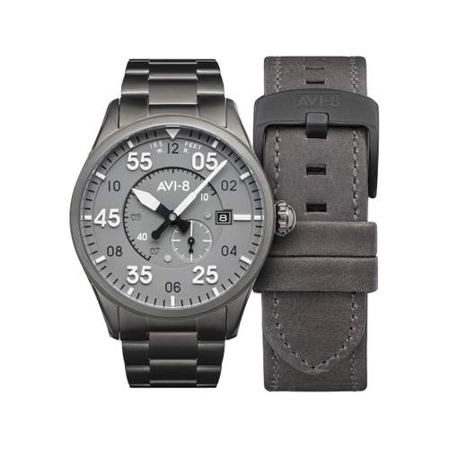 AVI 8 SPITFIRE Watch Stainless steel bracelet