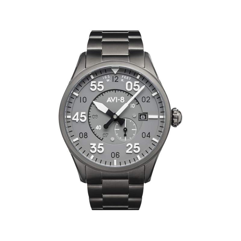 Montre AVI 8 SPITFIRE Bracelet Acier inoxydable - vue D2