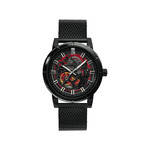 Montre Pierre Lannier homme automatique acier noir - vue 1