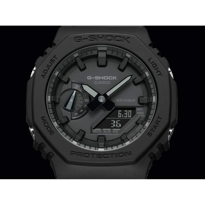 Montre G-Shock homme résine noire - vue D3