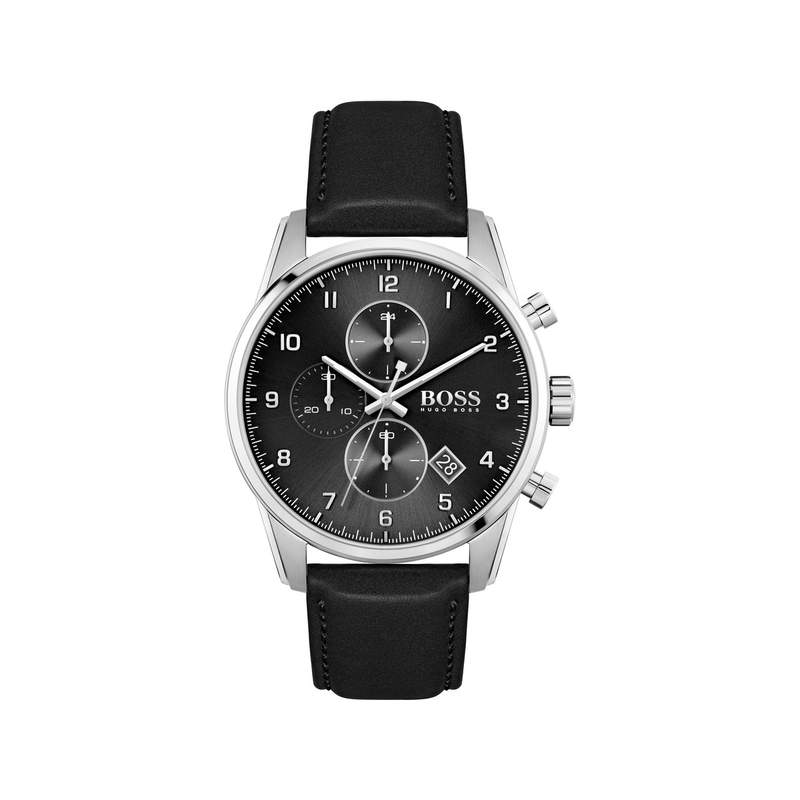 Montre BOSS SKYMASTER SPORT LUX Bracelet Cuir - vue 1