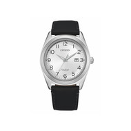 Montre citizen homme titane cuir noir