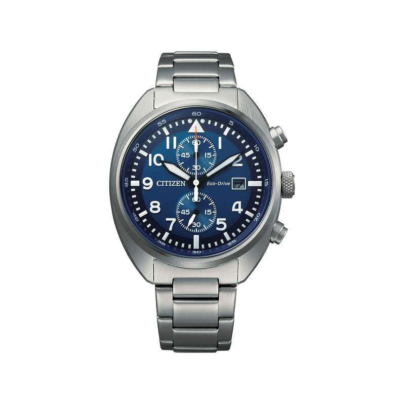 Montre citizen homme chronographe acier - vue 1