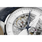 Montre Hamilton homme automatique acier cuir bleu - vue D2
