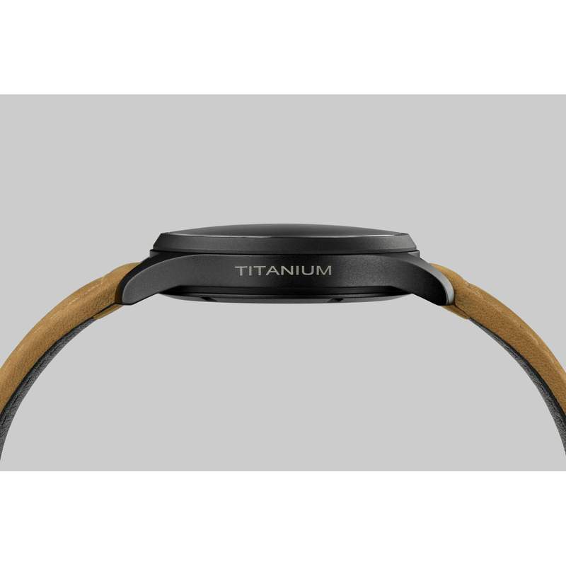 Montre Hamilton homme automatique titane cuir - vue D2
