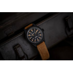 Montre Hamilton homme automatique titane cuir - vue D4