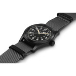 Montre Hamilton homme automatique acier Nato noir - vue 2