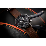MONTRE HAMILTON HOMME AUTOMATIQUE ACIER CUIR MARRON - vue D7