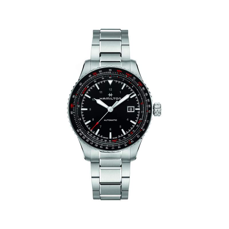 MONTRE HAMILTON HOMME AUTOMATIQUE ACIER - vue 1