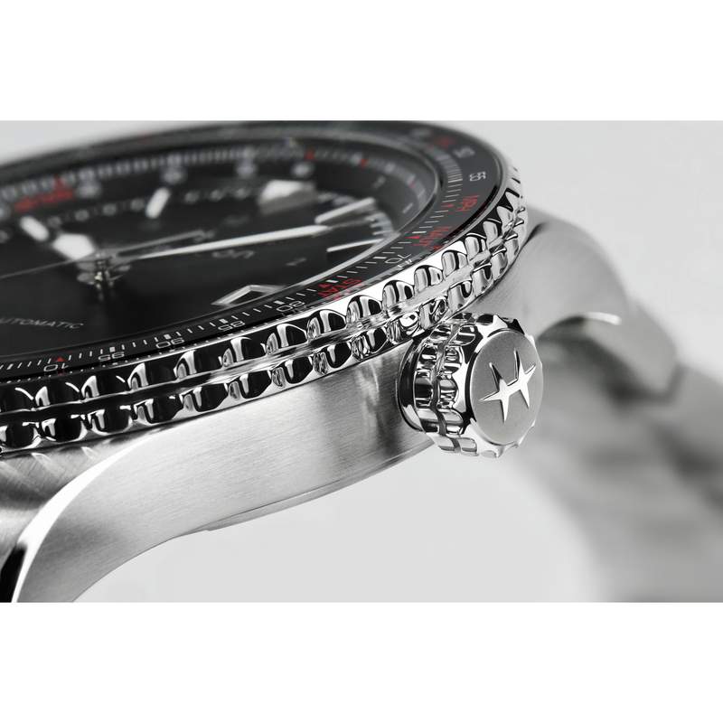 MONTRE HAMILTON HOMME AUTOMATIQUE ACIER - vue D1