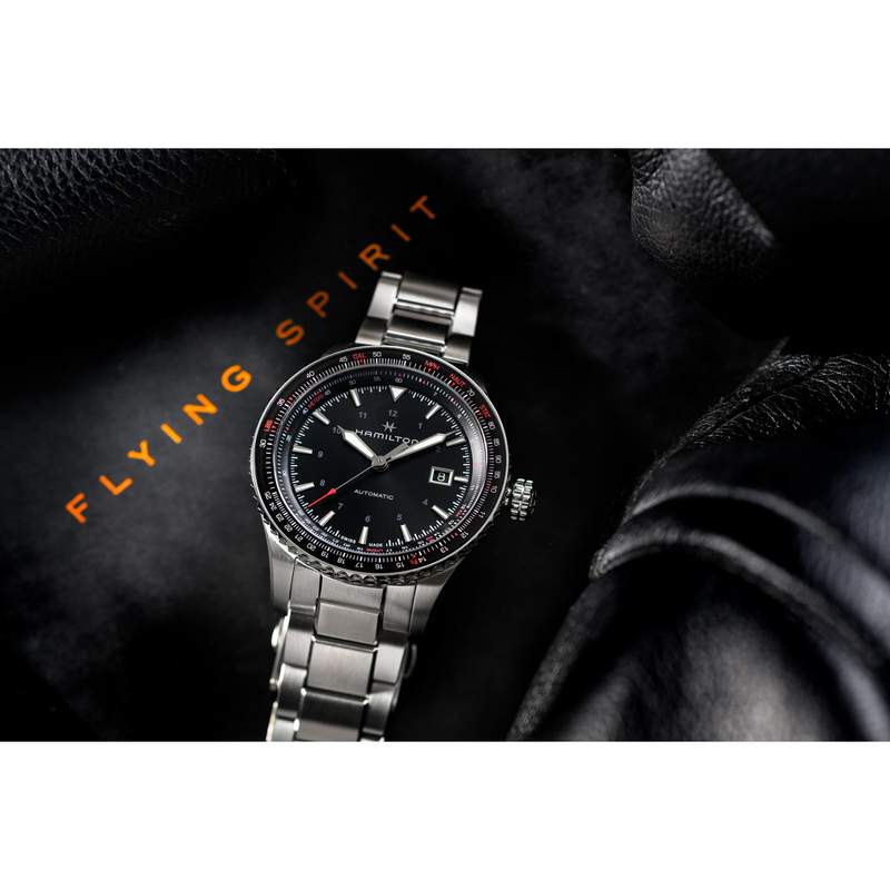 MONTRE HAMILTON HOMME AUTOMATIQUE ACIER - vue D4