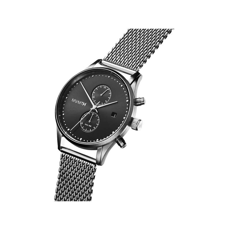 Montre MVMT homme acier milanais - vue 2
