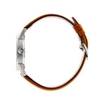 Montre Lip homme acier cuir marron - vue 2